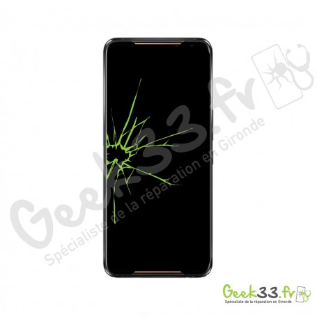 Réparation écran Asus ROG Phone 2 (ZS660KL) Vitre + LCD