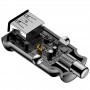 MINI CHARGEUR VOITURE DOUBLE USB BASEUS GRAIN - 3.1A - NOIR