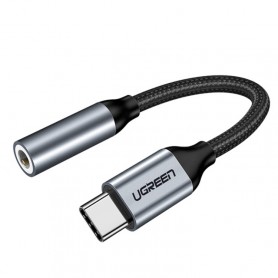 UGREEN USB-C / Type-C Mâle vers 3,5 mm Adaptateur Audio Femelle Convertisseur 10cm