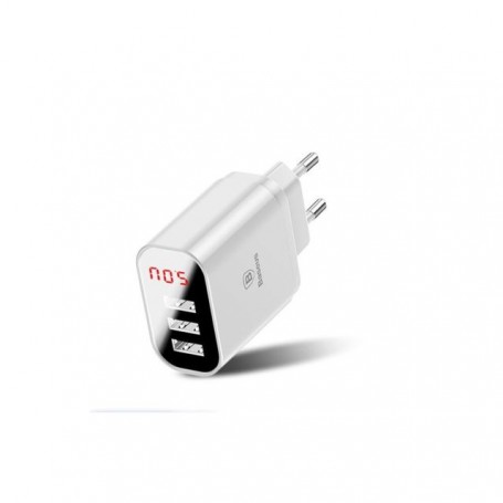 Chargeur Baseus 3 port charge rapide 3,4A indicateur de chargeur