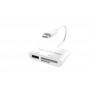 Lecteur de carte USB-C vers SD TF 3 en 1 - Kit adaptateur pour appareil photo USB-C USB Lecteur de carte SD TF