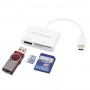 Lecteur de carte USB-C vers SD TF 3 en 1 - Kit adaptateur pour appareil photo USB-C USB Lecteur de carte SD TF