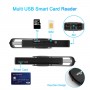 Lecteur USB SD, Micro SD, Sim Carte et cartea puce.