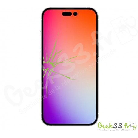 Réparation écran iPhone 14 Pro vitre Oled