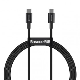 BASEUS CATYS-B02 Série Supérieure 100W USB-C / TYPE-C sur le câble de données de charge rapide USB-C, longueur du câble: 1m