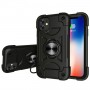 Coque Survivor pour iPhone X/XS - silicone antichoc - aimant et bague