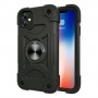 Coque Survivor pour iPhone X/XS - silicone antichoc - aimant et bague