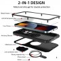 Coque Survivor pour iPhone 15 Pro Max - silicone antichoc - aimant et bague
