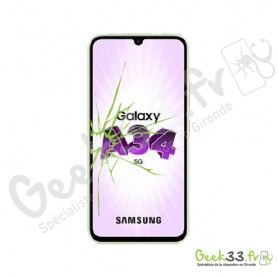 Réparation écran Samsung A34 5G (A346B) Vitre + LCD