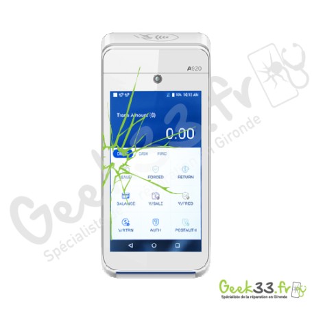 Réparation écran PAX A920 Pro Vitre + LCD + Coque