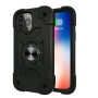 Coque Survivor pour iPhone 14 - silicone antichoc - aimant et bague