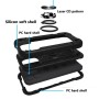Coque Survivor pour iPhone 14 - silicone antichoc - aimant et bague