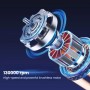 Souffleur d'air à jet 130 000 tr/min, mini souffleur à jet portatif à turbo haute vitesse pour usage industriel