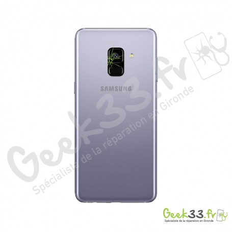 Réparation lentille camera Samsung Galaxy A8 2018 protection APN