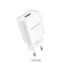 Chargeur secteur USB 5V 2.A Blanc