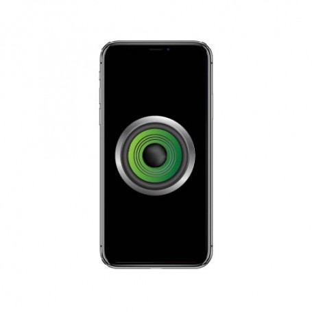 Réparation Haut parleur oreille Apple iPhone X avec nappe detecteur de proximité.