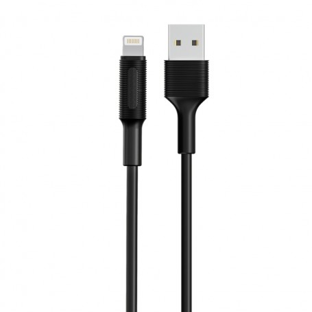 Borofone 2A 8 Pin Cable de charge lightning, Longueur: 100 cm (Noir)