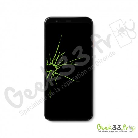 Réparation écran Google Pixel 4 Vitre+Oled
